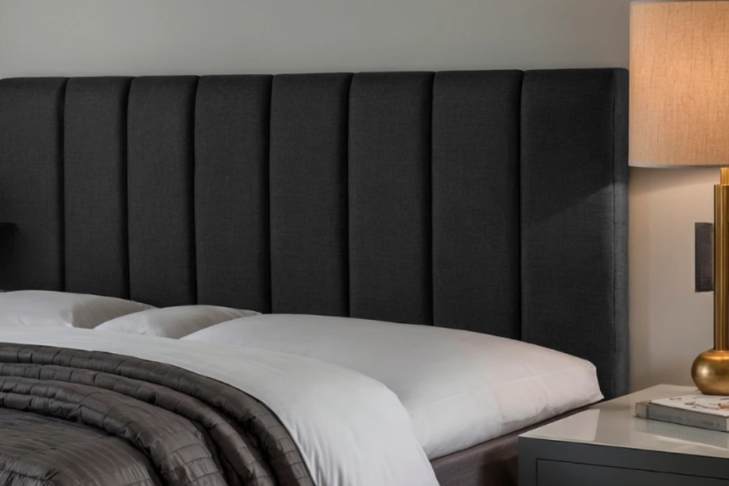 Cabeceira estofada autocolante para cama box em módulos