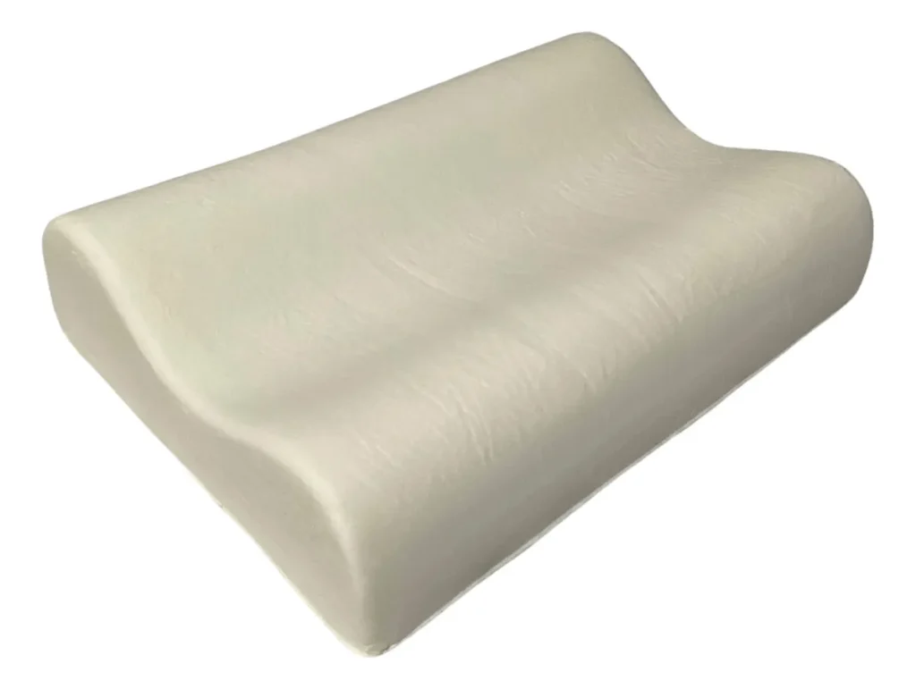 travesseiro viscoelástico cervical para apoio do pescoço e da cabeça durante o sono