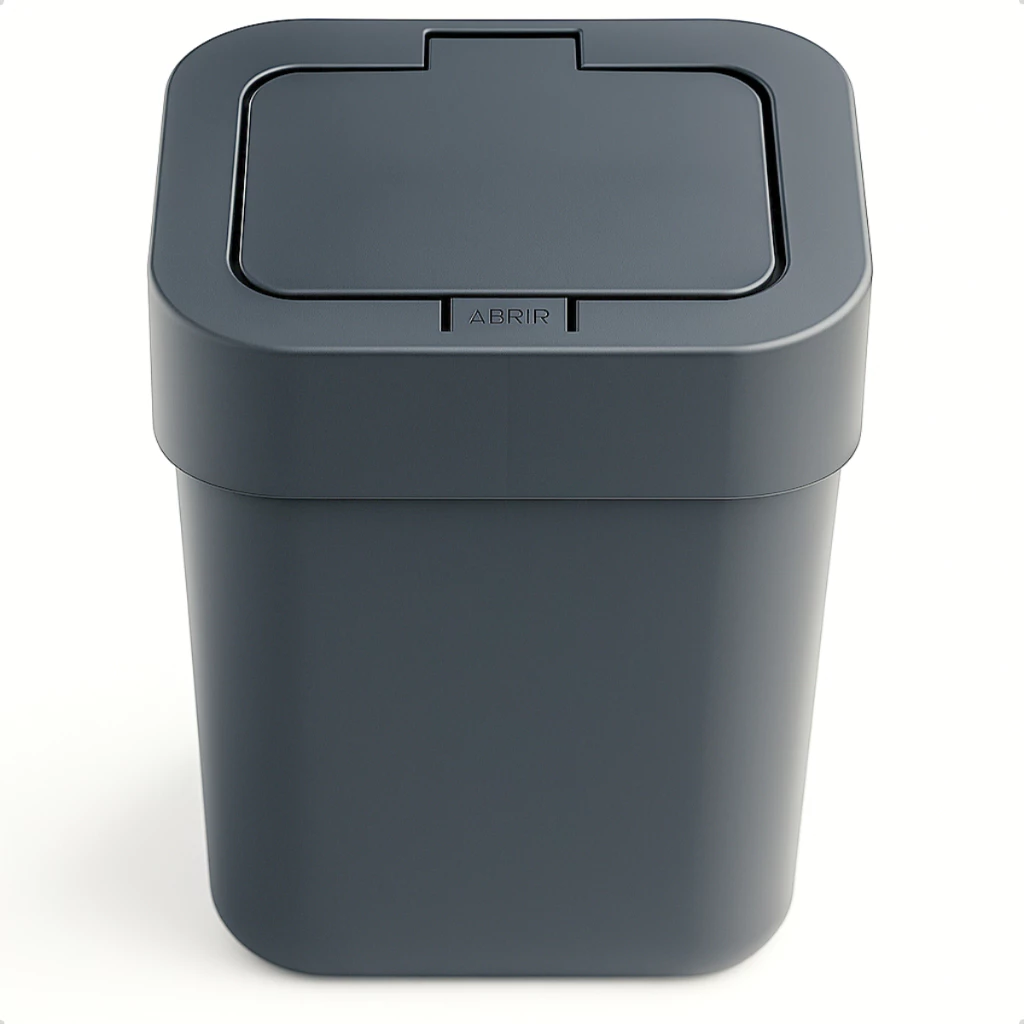lixeira com tampa click 4 litros para pia da cozinha