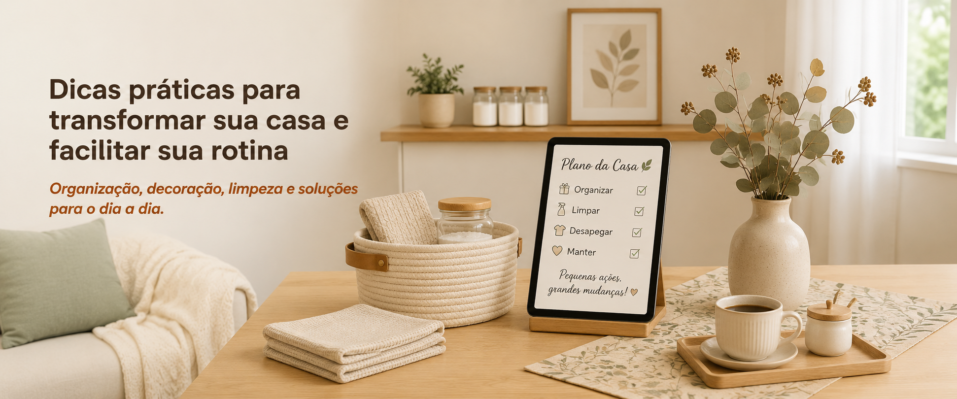 Dicas Práticas para uma Casa Organizada