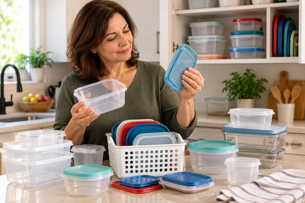 Como organizar potes e tampas na cozinha