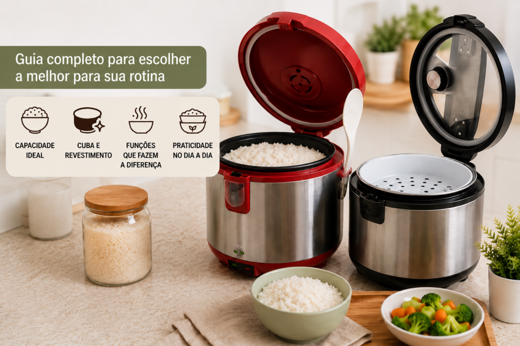 Panela elétricasde fazer arroz e legumes