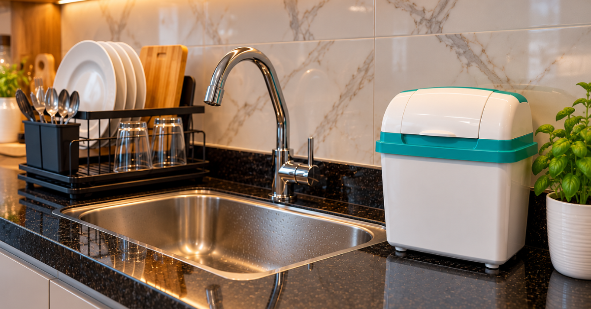Lixeira Retangular para Cozinha: Minha Experiência Depois de Testar Vários Modelos